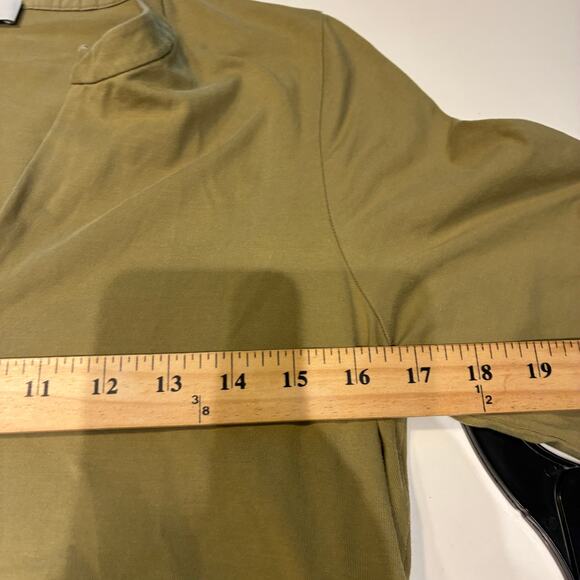 COS Oversized Asymmetric-waist Dress in Olive Sz Small - Picture 7 of 10